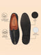 Men Black Ethnic Slip-On Juttis