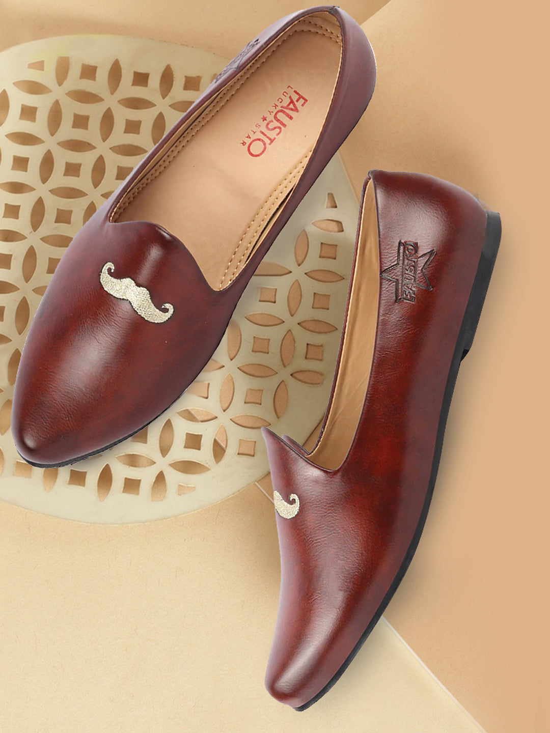 Shop Men Cherry Ethnic Party Wedding Embroidery Jutis and Mojaris Online.