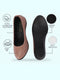 Women Peach Formal Platform Wedge Heel Slip On Ballerina Shoes