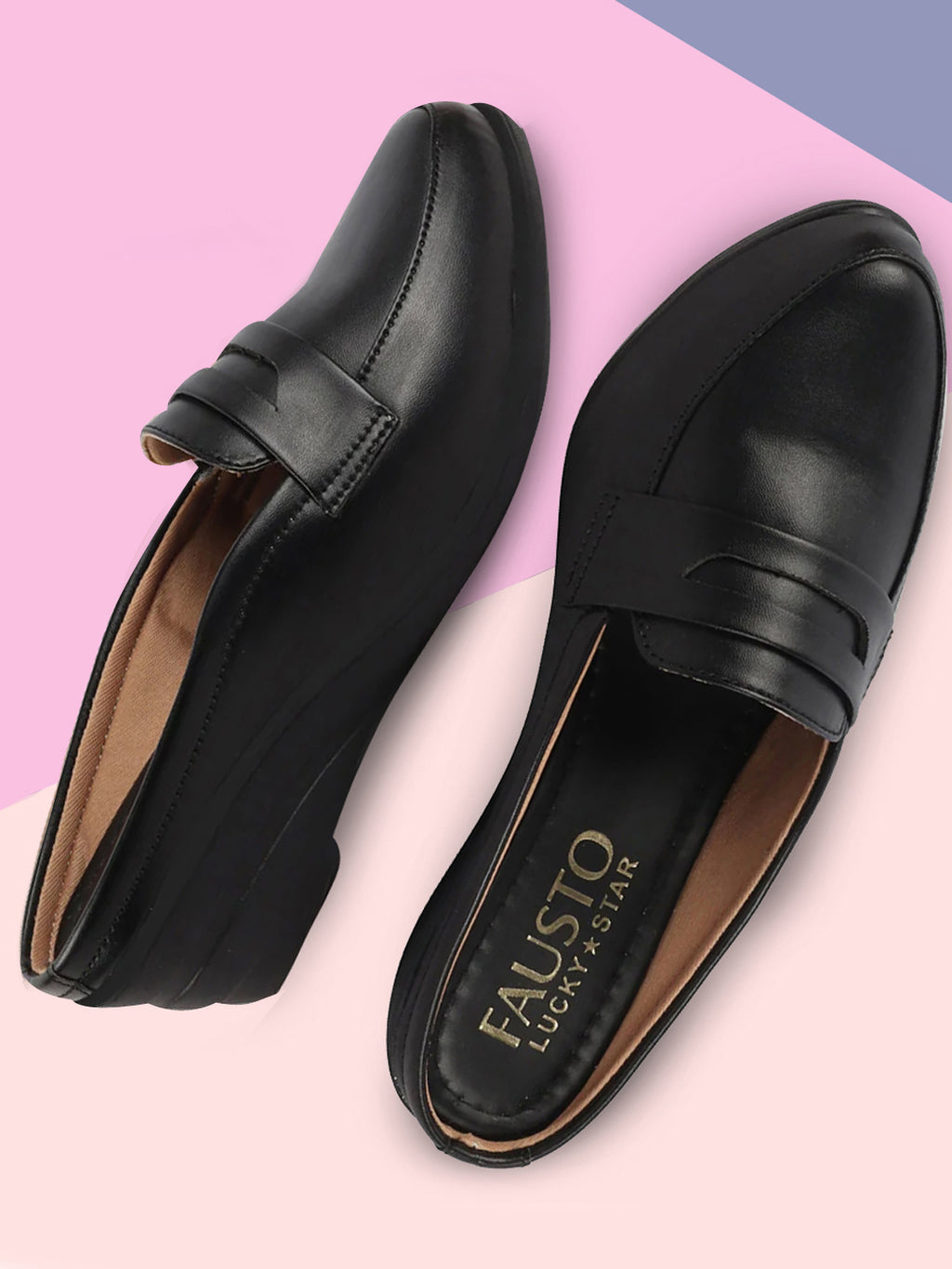 Shop Women Black Formal Back Open Platform Wedge Heel Slip On Loafer Shoes Online.