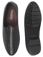 Shop Basics Men Black Textured Floral Prints Slip On Ethnic Juttis and Mojaris Online.