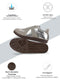 Women Grey Embellished Classic Lace-Up Casual Shoes|Memory Cushioned Comfortable Sneakers