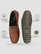 Men Camel Suede Leather Side Stitched Slip On Driving Loafers and Mocassin