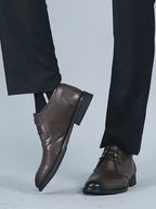 Shop Men Brown Classic Trendy Mid Ankle Lace Up Chukka Boot With TPR Welted Sole Online.