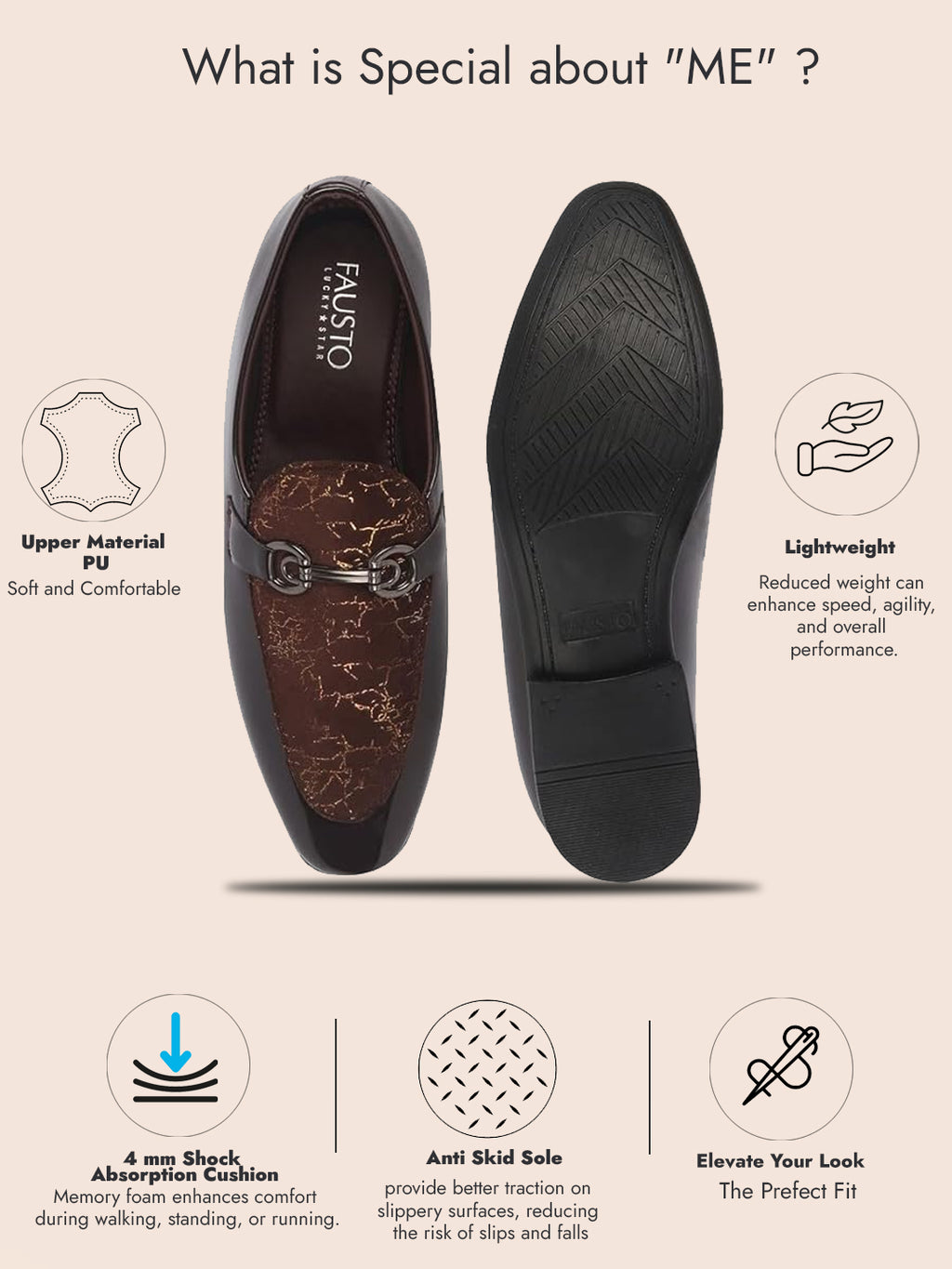men brown velvet patent leather horsebit buckle ethnic slip on shoes|party shoe|office shoe|anti skid sole
