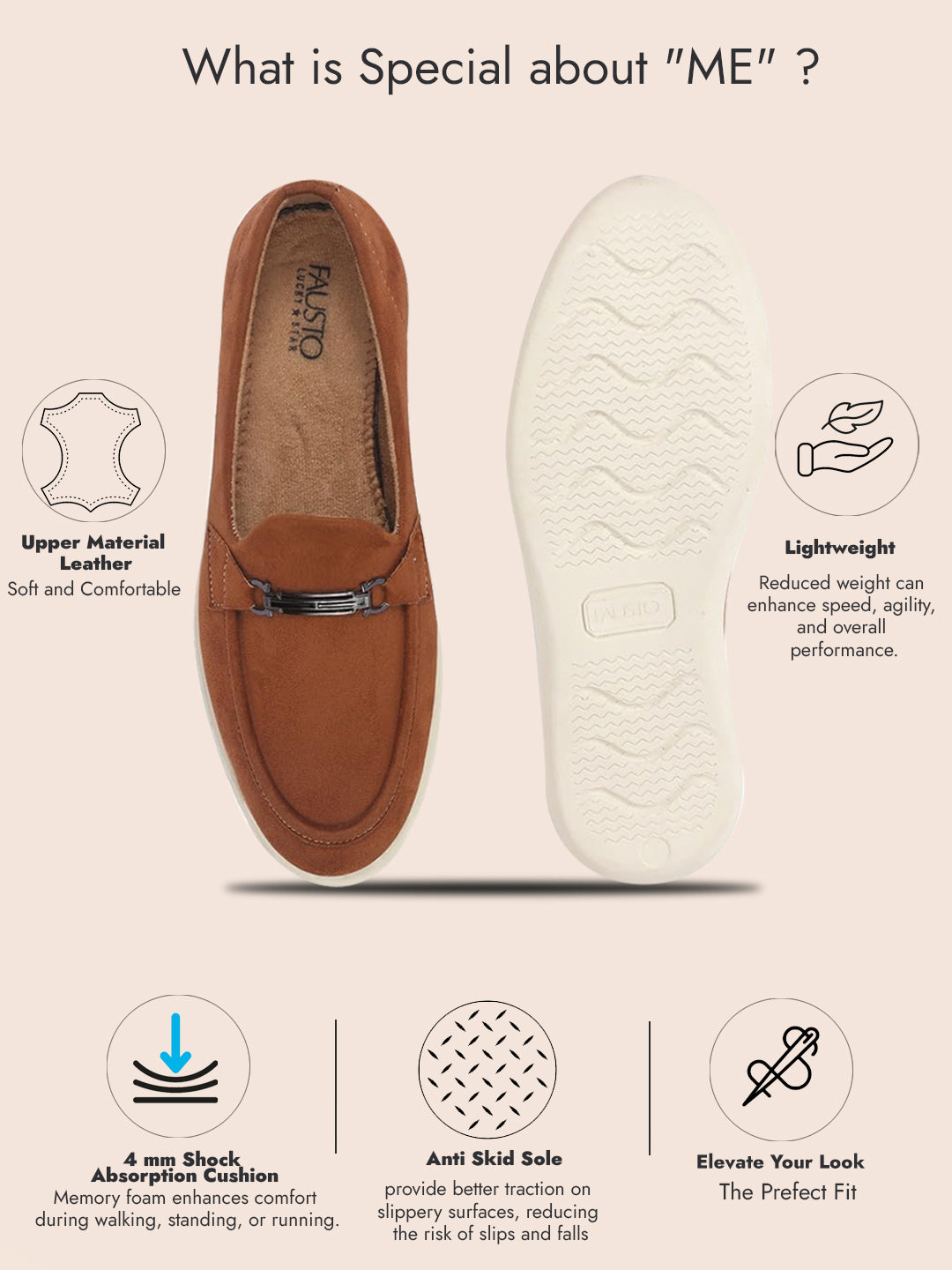 Men Tan Suede Classic Ultra Light Comfort Horsebit Buckle Slip On Casual Loafer Shoes|Memory Cushion Insole|EVA Slip On Shoe