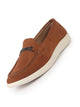 Men Tan Suede Classic Ultra Light Comfort Horsebit Buckle Slip On Casual Loafer Shoes|Memory Cushion Insole|EVA Slip On Shoe
