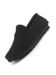 Men Laser Cut Suede Slip-On Shoe Driving Loafers Breathable Shoe with Memory Cushioned Insole All Day Long Comfortable