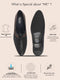 Men Black Breathable Traditional Wedding Slip On Ethnic Juttis and Mojaris|Party Slip On Evening Shoes|Traditinal Kurta Shoes
