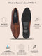 Men Tan Breathable Slip On Ethnic Juttis and Mojaris for Wedding|Party Slip On Evening Shoes|Traditional Striped Mojaris