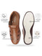 Men Tan Laser Cut Design Day Long Comfort Hook and Loop Casual Sandals