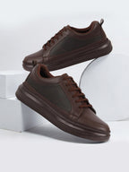 Shop Men Brown Classic Chunky Lace Up Sneaker Ankle Shoes