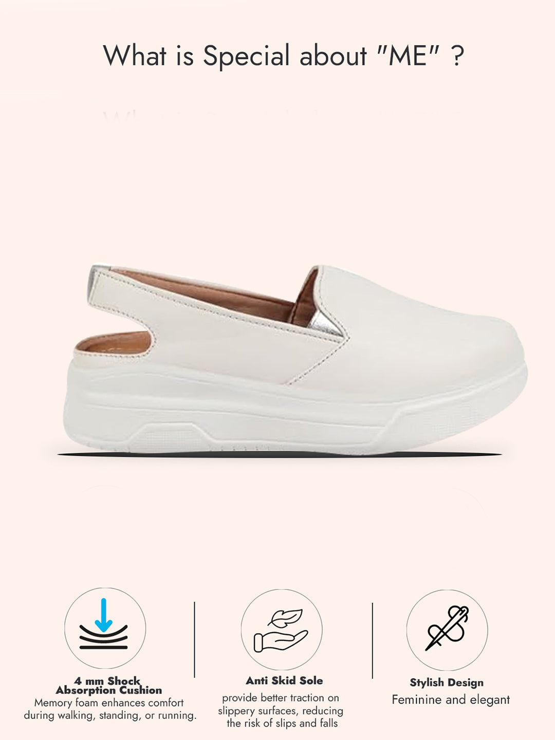 Shop Women Silver Perforated Laser Cut Classic Back Open Slip On Mules Shoes|Work|Casual|Loafer Shoes|Comfort Online.