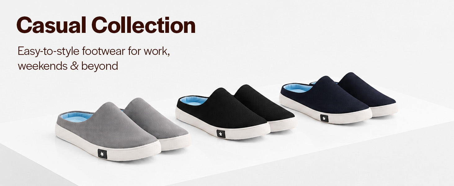 Men Grey Casual Canvas Slip-On Shoes