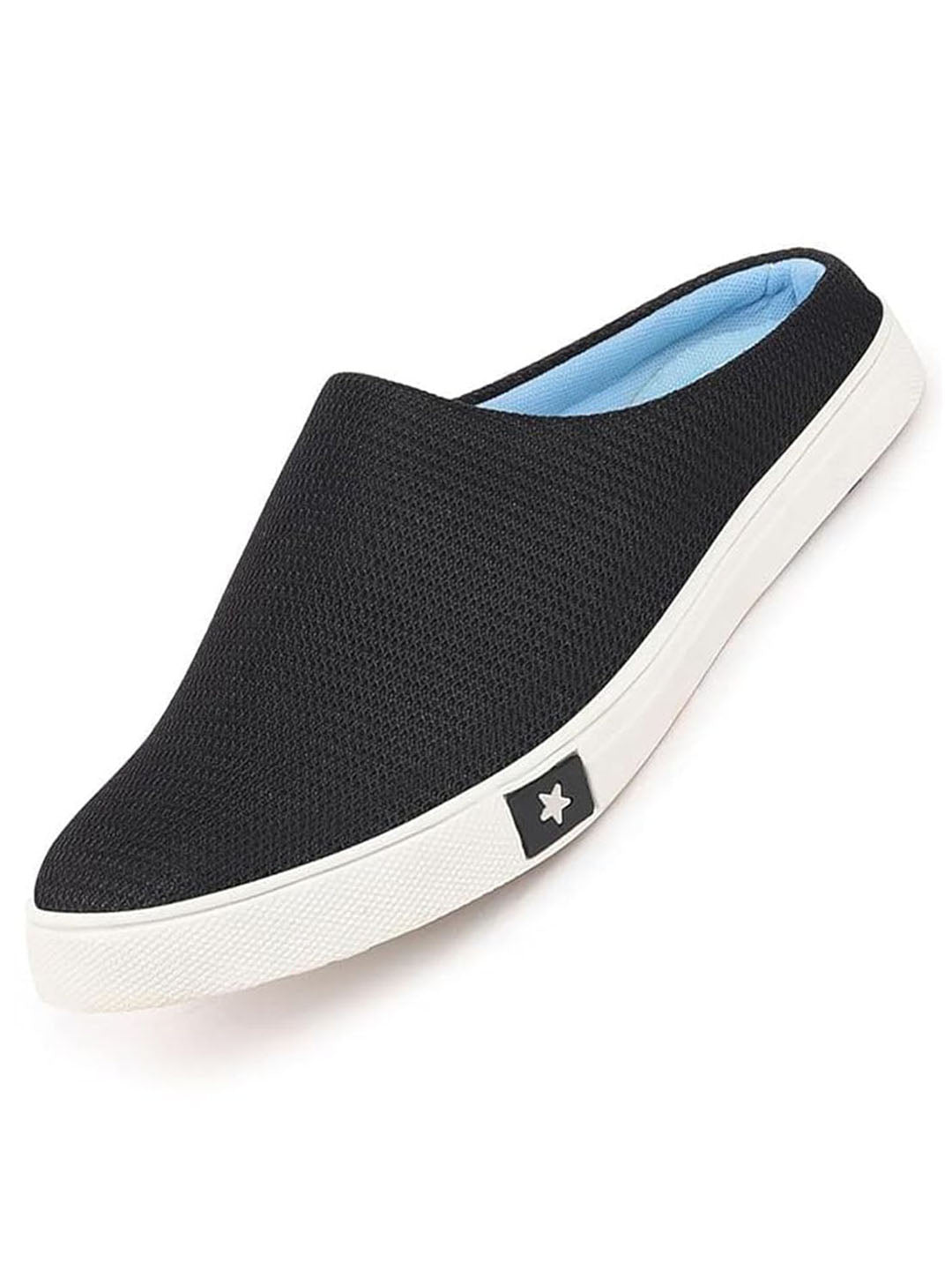men black casual canvas slip-on shoes