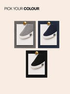 men black casual canvas slip-on shoes