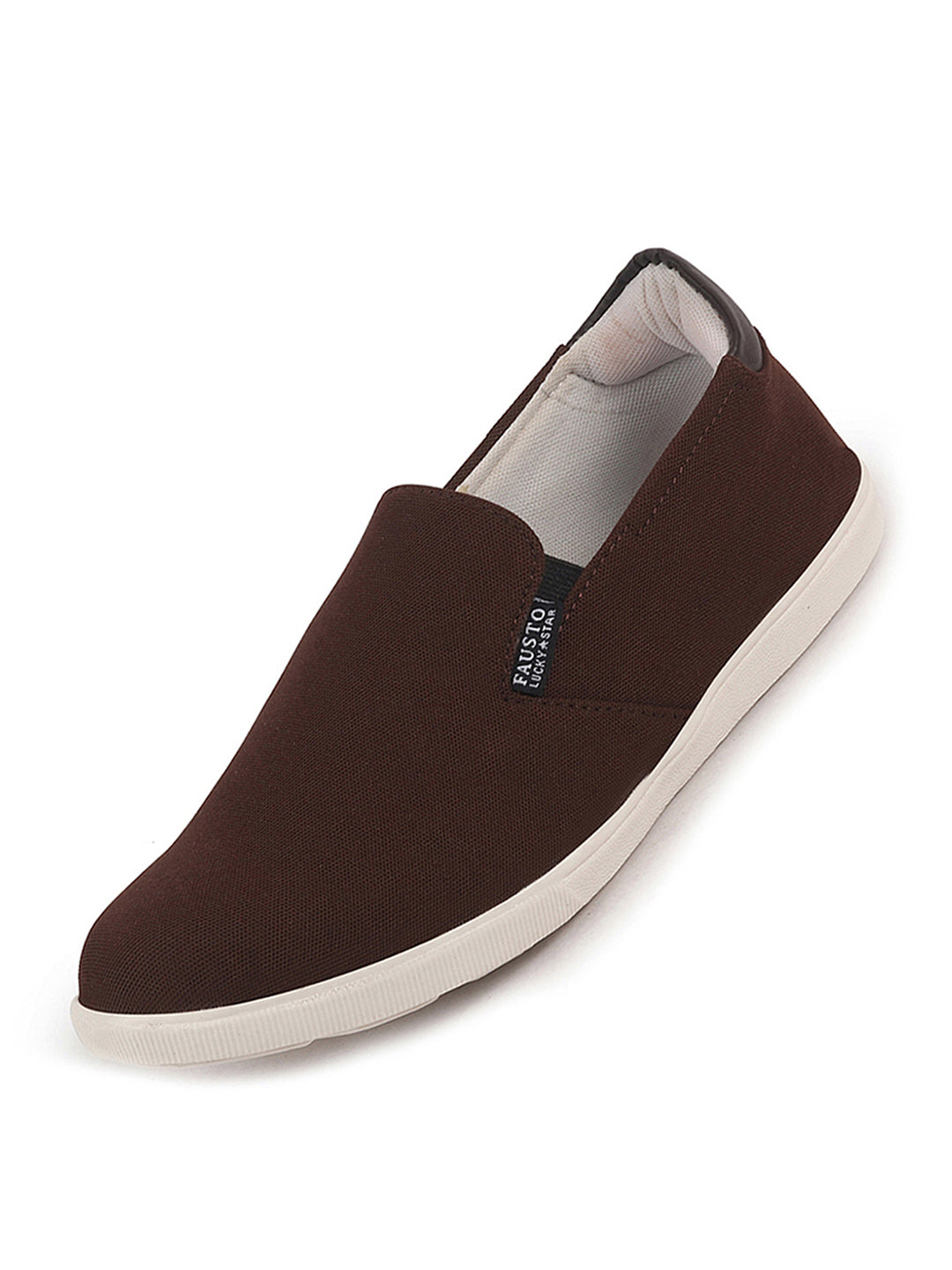 mens canvas slip on loafers