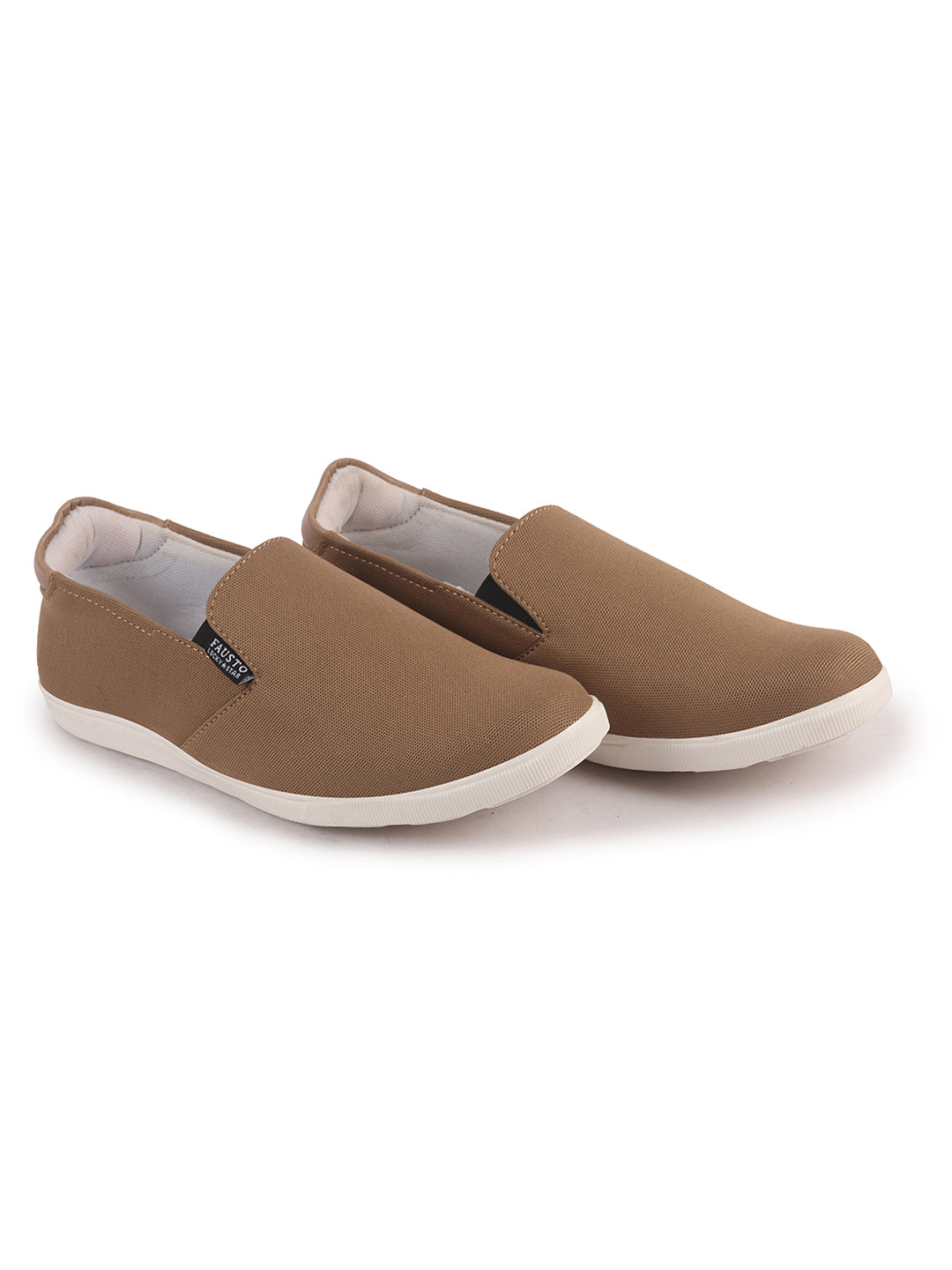 mens canvas slip on loafers