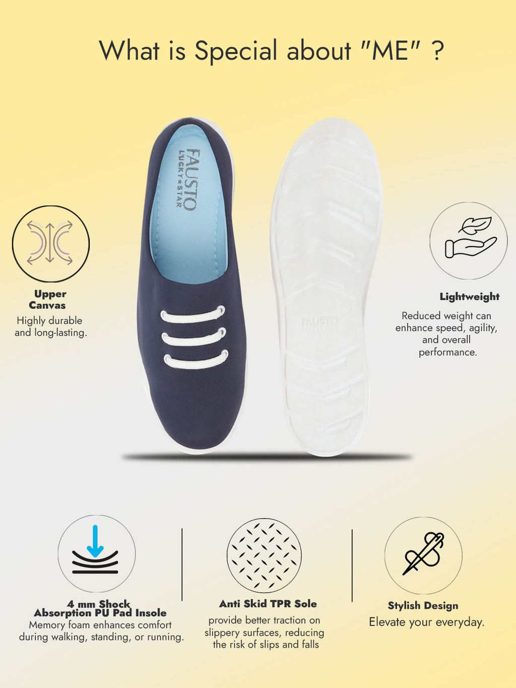 Shop Men Navy Blue Casual Canvas Slip-On Shoes Online.