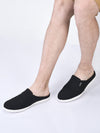 men black casual canvas slip-on shoes