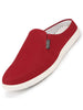 Men Cherry Casual Back Open Canvas Stylish Slip On Shoes