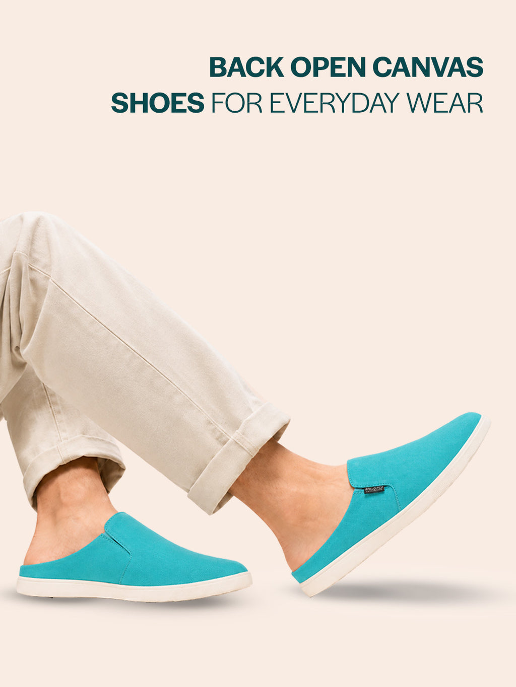 Shop Men Sky Blue Casual Canvas Slip-On Shoes Online.