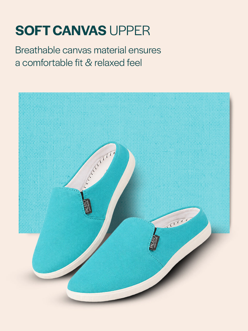 Shop Men Sky Blue Casual Canvas Slip-On Shoes Online.