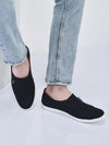 men black casual canvas slip-on loafers