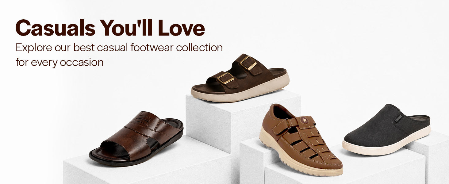 Men Brown Casual Slip-On Shoes