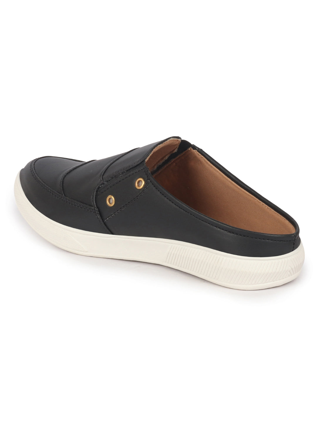 men black casual slip-on shoes
