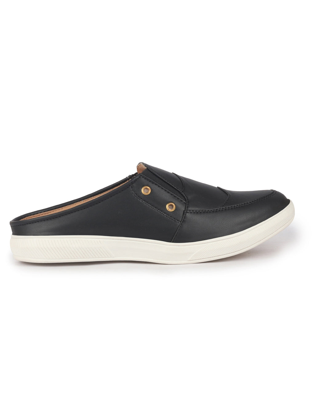 men black casual slip-on shoes
