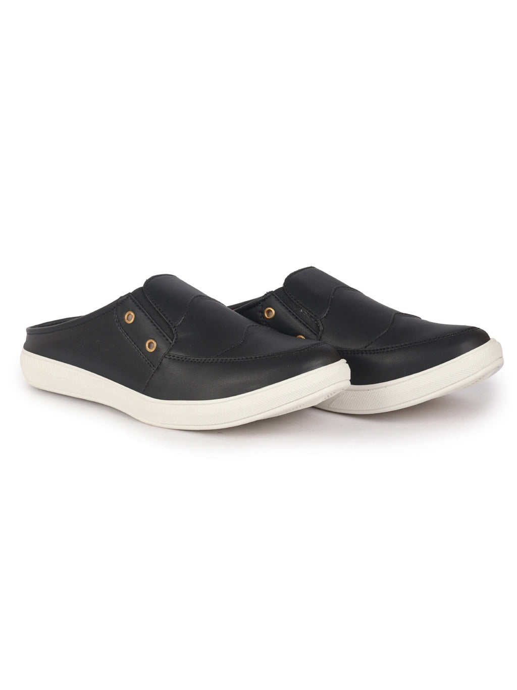 men black casual slip-on shoes