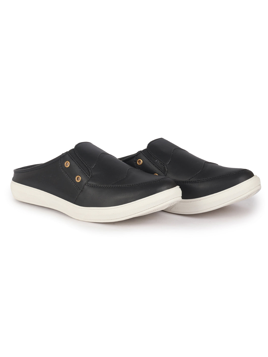 men black casual slip-on shoes