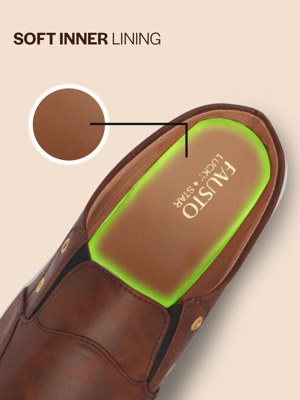 men brown casual slip-on shoes