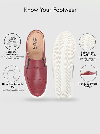 Men Cherry Casual Slip-On Shoes