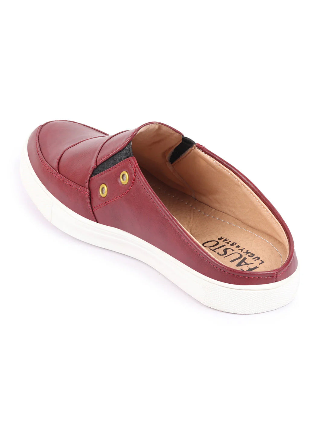 men cherry casual slip-on shoes