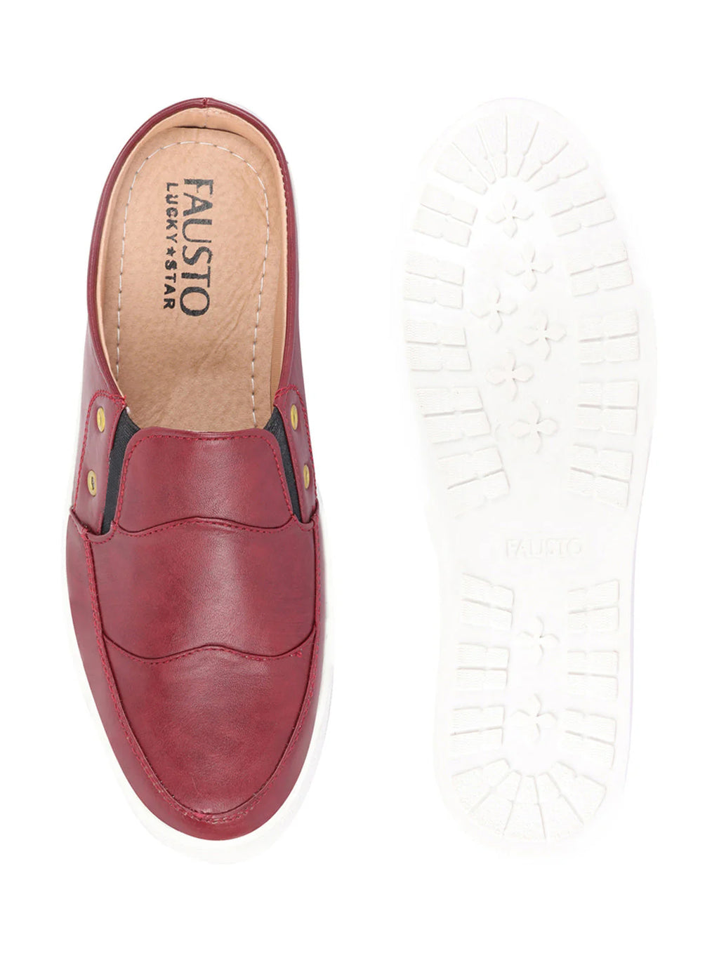 men cherry casual slip-on shoes