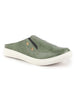 Men Olive Green Casual Slip-On Shoes