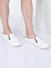 Men White Casual Slip-On Shoes