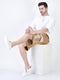 men white casual slip-on shoes