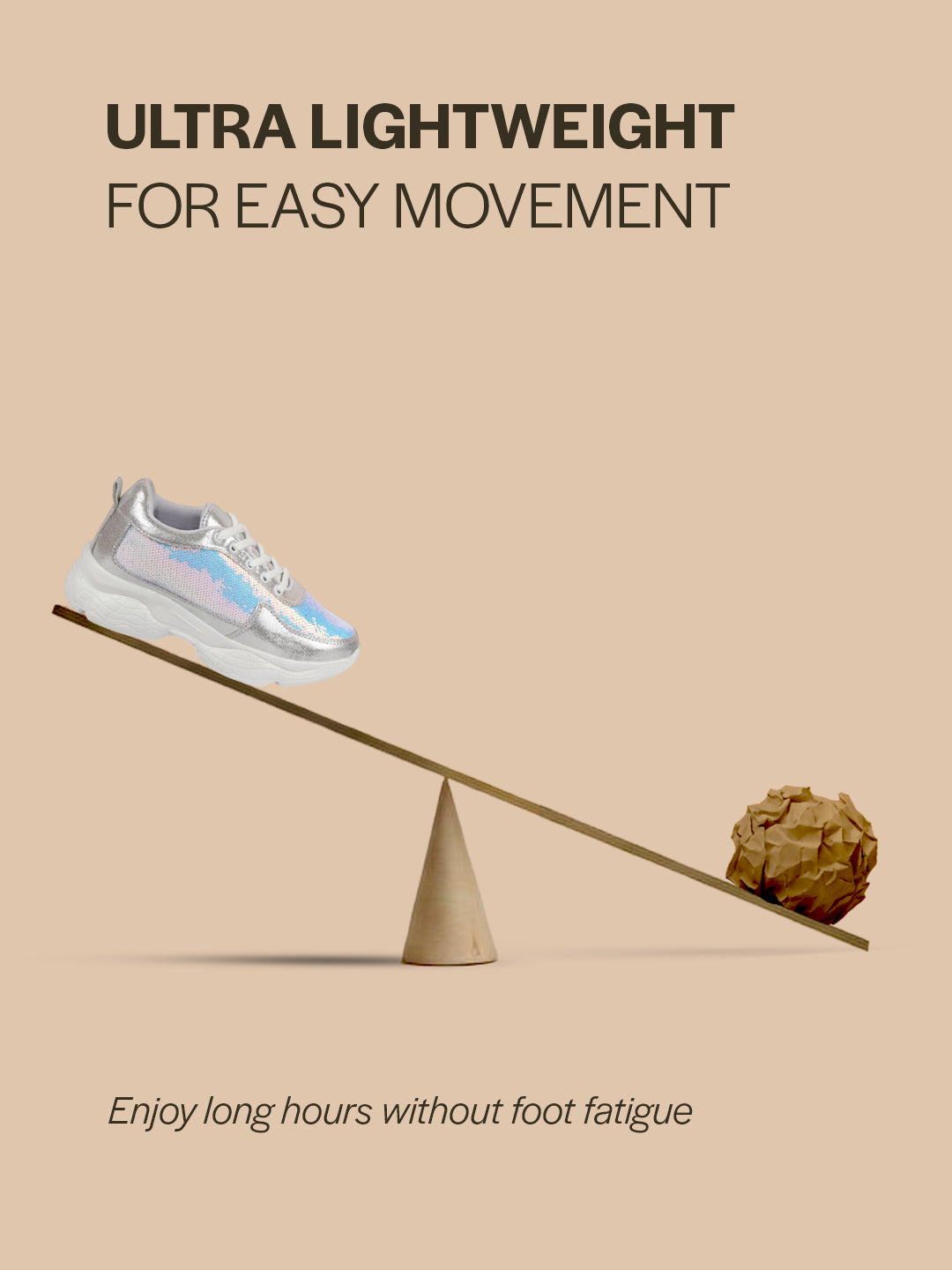 Women Silver Stylish Lace Up Embellished Sneakers