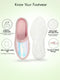Women Pink Back Open Embellished Slip On Mules