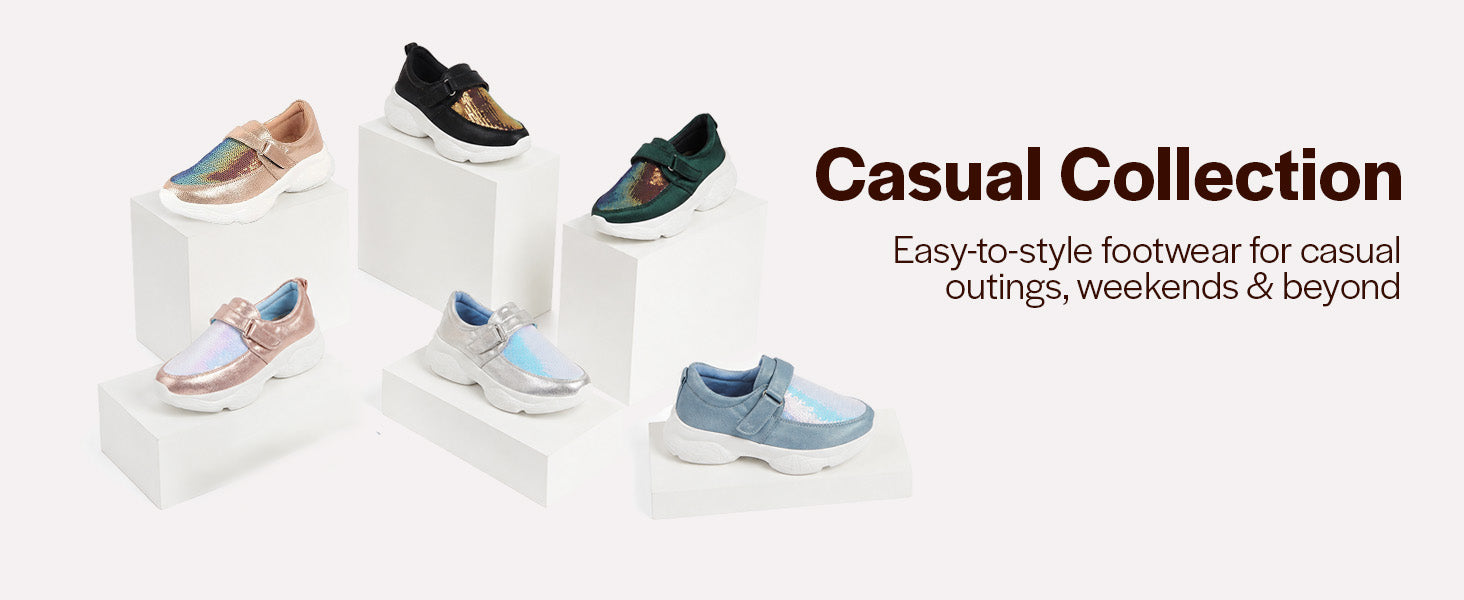 Women Green Stylish Slip On Sneakers