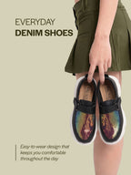 Shop Women Black Stylish Hook & Loop Sneakers Online.