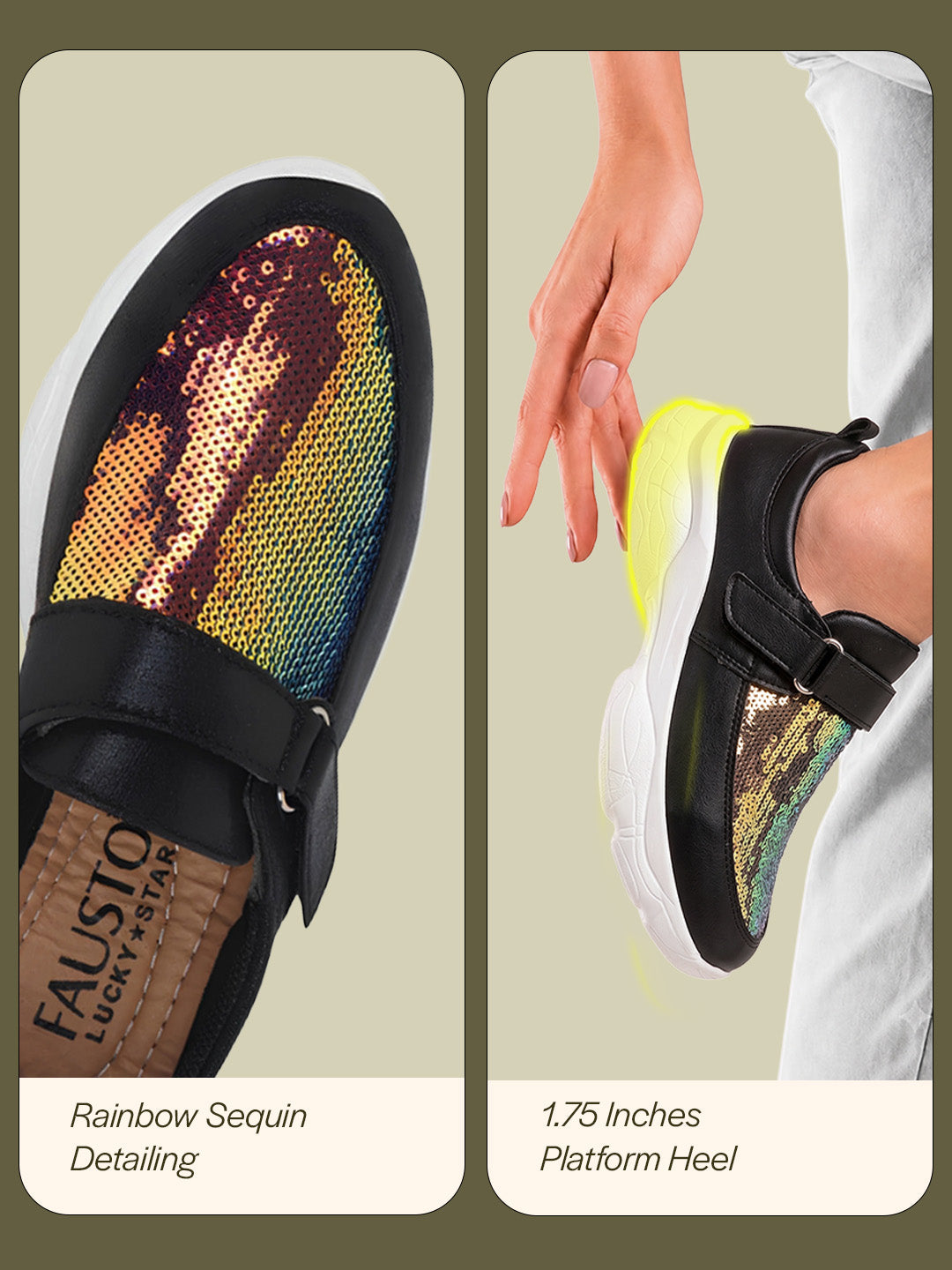 Shop Women Black Stylish Hook & Loop Sneakers Online.