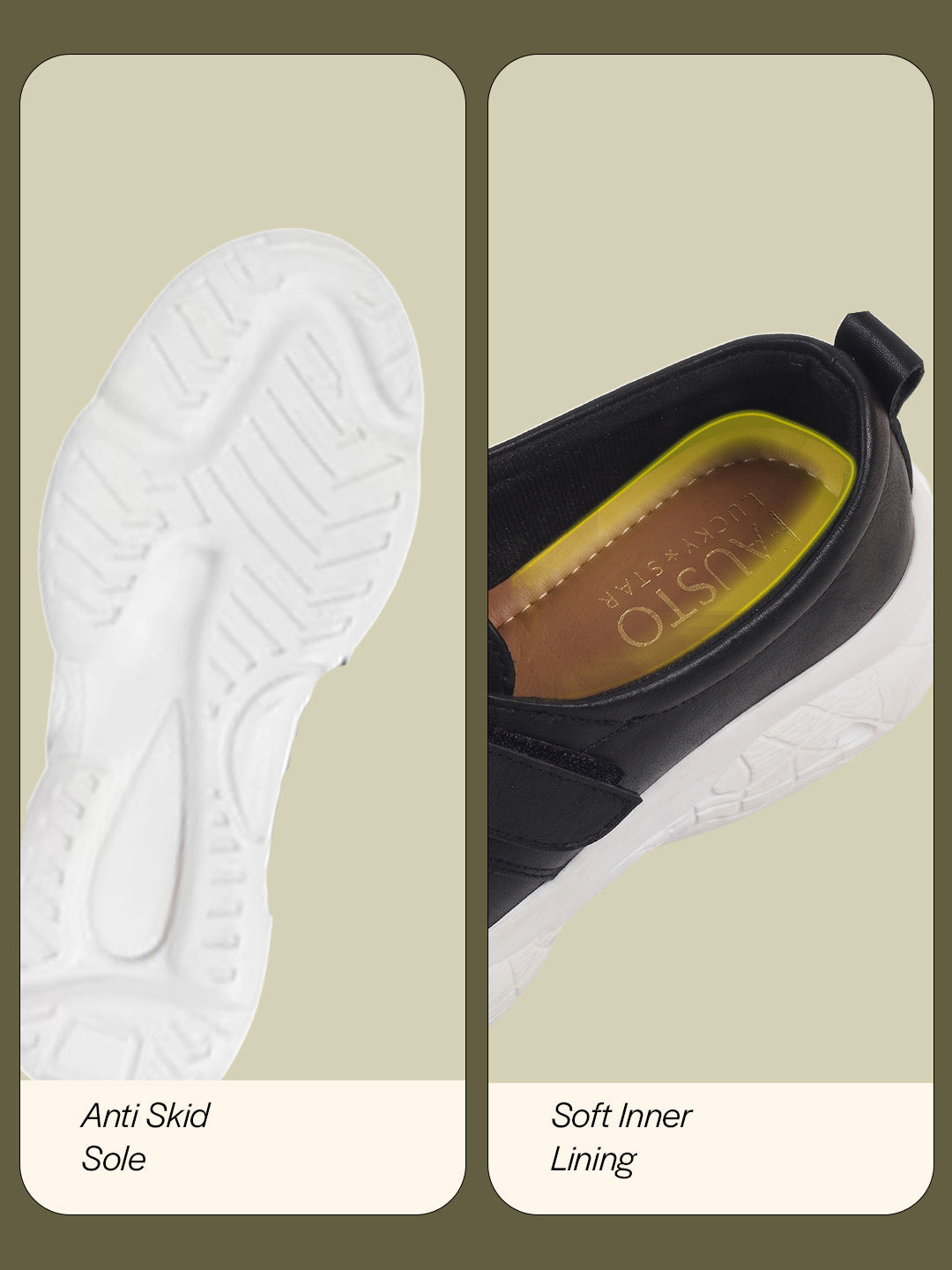 Shop Women Black Stylish Hook & Loop Sneakers Online.