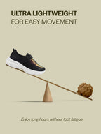 Shop Women Black Stylish Hook & Loop Sneakers Online.
