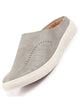 Men Grey Back Open Stylish Design Slip On Shoes
