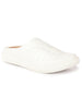 Men White Back Open Stylish Design Slip On Shoes