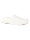 Men White Back Open Stylish Design Slip On Shoes